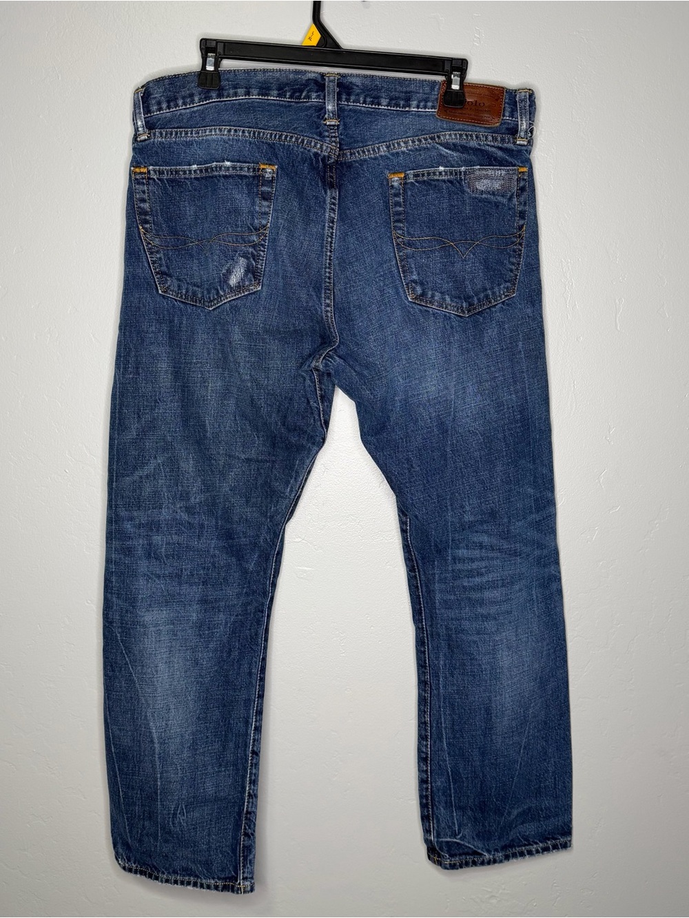 Polo Ralph Lauren Men’s Distressed Varick Slim Straight Jean TAILORED - Picture 10 of 15
